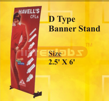 D Type Banner Stand